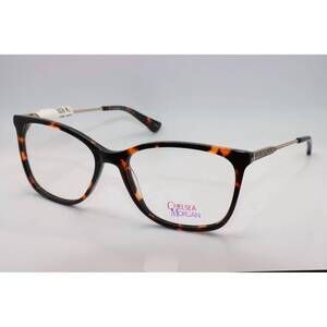 NEW CHELSEA MORGAN unisex cm8008 rectangle eyeglasses in tortoise